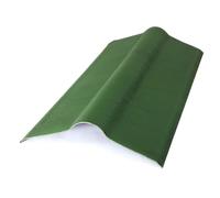 Elemento di colmo per lastre da copertura Onduline 100x50 cm verde intenso Verde intenso