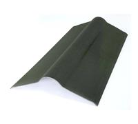 Elemento di colmo per lastre da copertura Onduline 100x50 cm verde Verde