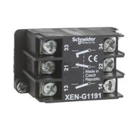 Schneider Electric Interruttore ausiliario XENG1191 per XACA – 1 contatto NC, 2 contatti NO
