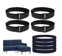 Elemento di fissaggio per divano - Divani tagliati, cintura di sicurezza per divano e mobili | Cinghie elastiche per gambe di sezione, protegge i pavimenti e facile installazione per divani a forma di