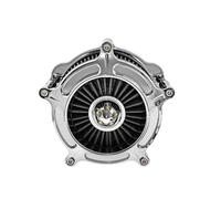 Elemento di ricambio per filtro aria cromato per moto, adatto per Harley Softail Dyna Sportster Touring Glide(Gray d)