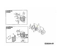 ELEMENTO DI SICUREZZA DEL FILTRO 090.50.593 ORIGINALE MTD
