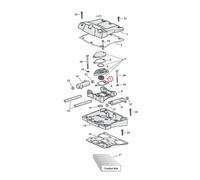 Elemento filtrante, deflettore di sfiato 99-10 twin cam Cometic