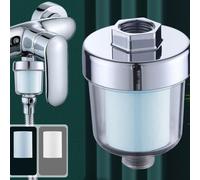 Elemento filtrante dell'acqua a base di cotone PP per unità doccia per risolvere problemi comuni come bassa pressione e accumulo di minerali (2 pezzi, bianco 07)