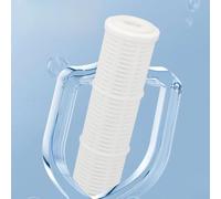 Elemento filtrante Micro-Mesh Fishbone da 25,4 cm: pre-filtro riempito in rete di nylon per macchine di pulizia, rimozione efficiente delle particelle, bianco