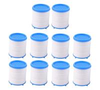 Elemento filtrante per l'acqua della doccia in polipropilene e cotone, rimuove le impurità tra cui ruggine, sabbia e particolato dall'acqua del rubinetto (10 pezzi)