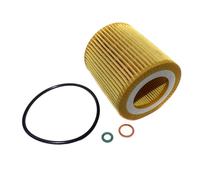 Elemento filtro olio Kit guarnizione filtro olio motore e alloggiamento radiatore 11427525334 adatto per la maggior parte parti(Blue)