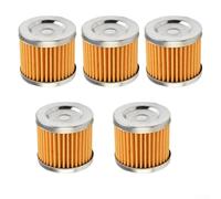 Elemento filtro olio per moto compatibile con GN125 con griglia dell'olio in alluminio e design frontale freddo per una migliore filtrazione e prestazioni