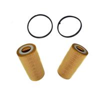 Elemento filtro olio Tappo di copertura del filtro per dell'olio 06D115562,06L115466A per VW per Jetta Beetle Rabbit MK5 MK6 2006-14 2.5 Sostituzione(2 PCS)