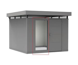 Elemento in vetro per CasaNova Biohort Grigio quarzo metallizzato Grigio quarzo