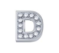 Elemento lettera D in oro bianco e diamanti ELEMENTS (DonnaOro) - DCHF3319D.002