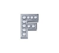 ELEMENTO LETTERA IN ORO BIANCO E DIAMANTI DCHF3319F 002
