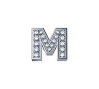 Elemento lettera M DonnaOro DCHF3319M.002 Oro Bianco con diamanti collezione Elements