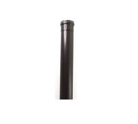 Elemento lineare canna fumaria per stufa a pellet sp. 1,2 mm Ø 80 mm h. 1000 mm
