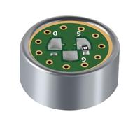 Elemento microfono condensatore ad alta sensibilità da 14 mm, cartuccia per microfono dinamico, sostituzioni della testina audio, compatibilità versatile, struttura leggera, colore argento, per