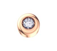 ELEMENTO PUNTO ORO ROSA CON DIAMANTE BIANCO DCHF4133 001
