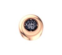 ELEMENTO PUNTO ORO ROSA CON DIAMANTE NERO DCHF4134 002
