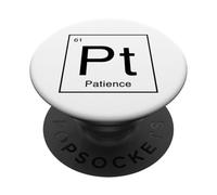 Elemento raro dell'elemento della tavola periodica di pazienza PopSockets PopGrip Adesivo