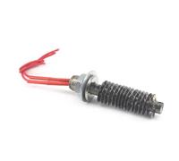 Elemento riscaldante 304SUS 220V 12mm Diametro tubo Fin Elemento riscaldante M18 Riscaldatore a cartuccia filettata for stampo (Color : 350mm 500W 304SUS, Size : 220V)