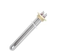 Elemento riscaldante 36V DC 1200W con elemento riscaldante scaldabagno solare con flangia in rame DN32 da 1 1/4 "BSP con tubo termostato da 8 mm (Color : Heater Only, Size : 36V 1200W)