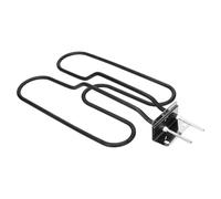Elemento riscaldante 66631 compatibile con barbecue elettrico Weber Q140 Q1400, 2200 W, in acciaio inox, elemento riscaldante per barbecue, riferimento OE# 80342, 80343, 65620