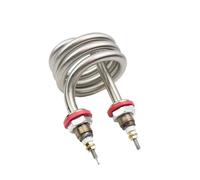Elemento riscaldante a spirale elettrico 220V 2.5KW SUS304 M16 Riscaldatore di acqua ad immersione di tipo a vite for la distillazione/birra serbatoio dell'acqua