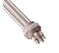 Elemento Riscaldante Acqua 220V DN25 for Scaldabagno Elettrico Acqua 2500W Tutto Acciaio Inossidabile 304(Heater only)