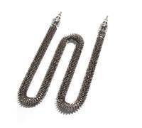 Elemento Riscaldante Alettato For Aria Tipo WM Tubo Di Calore Tubolare M18*25 110V 220V 1500W 2000W 2500W 3000W 3500W(304SS,3KW 400mm 450mmL)