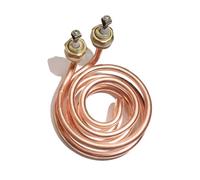 Elemento riscaldante con filettatura M18, 220V, 2kw/3kw, termotuffatore rotondo a spirale rame, 100 mm, 1 pezzo(220V 3000W)