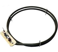 Elemento riscaldante di ricambio per forno ventilato | Compatibile con Beko Belling Flavel Bush modelli AE56TCW AE56TCS AE56TCS AE6BMS AE6BFS | 1800W 240V 2 giri