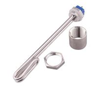 Elemento Riscaldante Elettrico For Acqua Di Tipo A Vite BSP Da 1" For Bollitore/serbatoio Scaldabagno Tubolare 1 KW 2 3 Riscaldamento Sicuro Ed Efficiente(D,3kw)