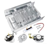 Elemento riscaldante per asciugatrice compatibile con 279838 W10724237 per modelli come WED6400SW1 MEDC215EW1 NED5200TQ0