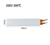 Elemento riscaldante PTC 100x21x5mm piastra 220V per riscaldamento alimenti e at