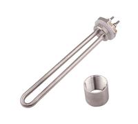 Elemento Riscaldante Tubolare DN25, For Scaldabagno Elettrico A Corrente Continua, Caldaia A Immersione, Tappo A Vite, Con Filettatura BSP Da 1", 220 V, 750 W, 1 KW, 1,5 KW(2pcs-1,1000w)