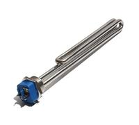 Elemento riscaldatore sommergibile con filettatura NPT da 1 pollice, scaldabagno a immersione da 12 V/120 V, tubo in acciaio inox 304, 1 pezzo (12 V, 300 W)