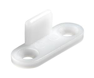 Elemento scorrevole per guida a pavimento Hettich bianco Bianco