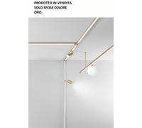 ELEMENTO SFERA BALL 9W 3000K 585LM ORO D.15CM PER SISTEMA BINARIO