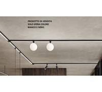 ELEMENTO SFERA BALL 9W 4000K 630LM NERO D.15CM PER SISTEMA BINARIO