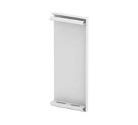 ELEMENTO TERMINALE PER CANALE DI INCASSO OBO BETTERMANN GS-E70170RW - 0,12 kg, IP30, IK10, acciaio verniciato, RAL 9010