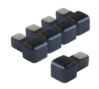 Dalsys 5x terminale per profilo piastrelle 8mm, profilo quadrato in acciaio inox spazzolato