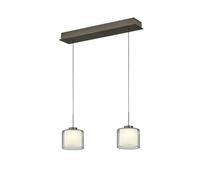 Elements by Bankamp KLARA lampada a sospensione 2 luci, LED, 20649/2-15, KLARA [Lampade per Interni > Lampade a Sospensione]