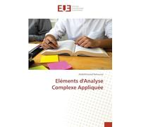 Eléments d'Analyse Complexe Appliquée