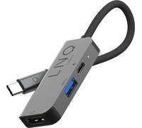 Elements LINQ ADAPTATEUR 3EN1 USB-C HUB MULTIPORT 1 HDMI, 1 USBA, 1 USBC