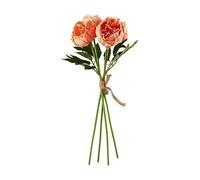 Elements MIKASA Bouquet di peonie artificiali in lattice, aspetto e sensazione realistiche, set di 4, 14 x 12 x 45 cm