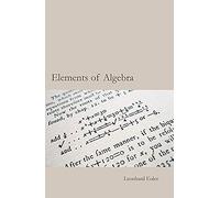 Elements of Algebra