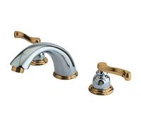 Elements of Design EB8964FL Rubinetto per lavabo con Maniglia a Leva, Cromo Lucido/Ottone Lucido