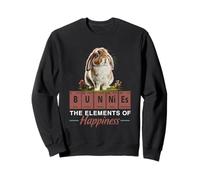 Elements of Happiness - Mini Holland Lop Bunny Rabbit Lover Felpa