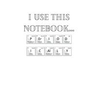 Elements of Inspiration Hardcover Notebook, Periodic Table of Elements Notebook, Hardback Chemistry and Science Notebook, Element Notebook
