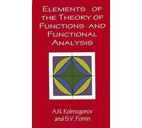 Elements of the Theory of Functions and Functional Analysis: ix