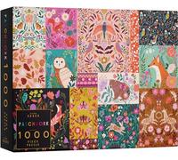 Elena Essex Puzzle 1000 Pezzi per Adulti - Patchwork | Puzzle Animale Uccello Fiore | Dimensioni 70x50cm